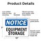 Signmission Equipment Storage, 10 in W x Rectangle, Plastic OS-2PACK-NS-P-710-L-12130 - alternate 8